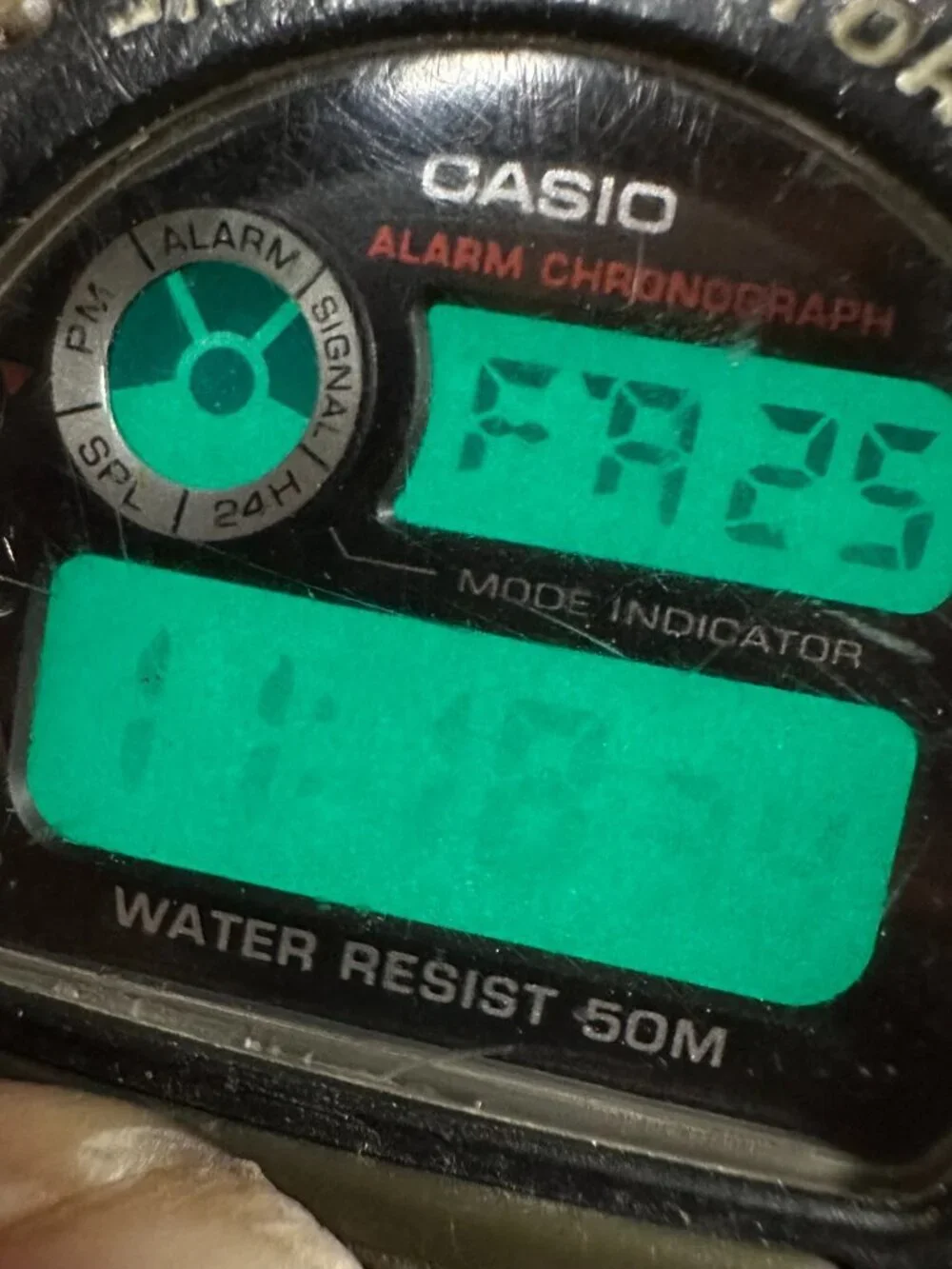 3/$30 Casio Illuminator Digital Watch Men Black  Case Only No Band New Battery